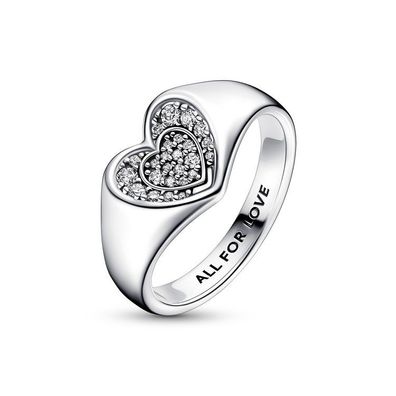 Ring 52 - Sterlingsilber - Solitär Stern Ring