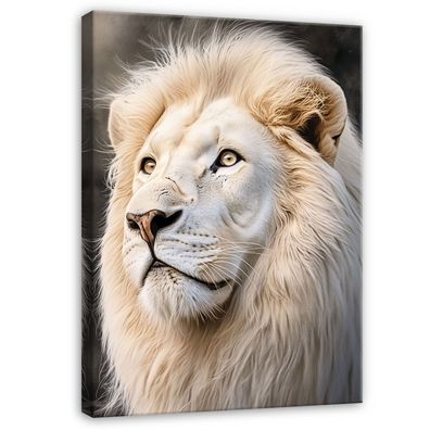Leinwandbild Löwe Natur Wandbild Leinwand Bilder Wanddeko Wohnzimmer Schlafzimmer