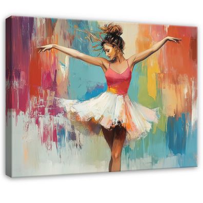 Leinwandbild Abstrakt Frau Wandbild Leinwand Bilder Wanddeko Wohnzimmer Schlafzimmer