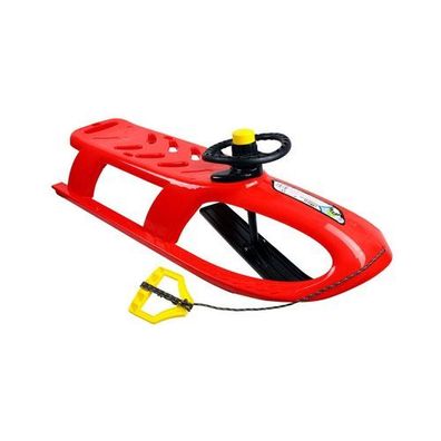 Schlitten Mehrfarbig Kinderschlitten Kunststoff Rutschfest Bullet Controll