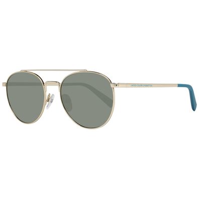 Benetton Sonnenbrille BE7013 400 52 Shiny Gold Herren Gold