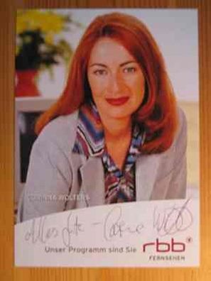 RBB Fernsehmoderatorin Corinna Wolters - Autogramm!