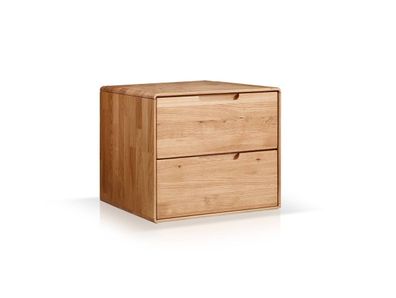 Nachttisch 51x45cm "Kent" Wildeiche massiv