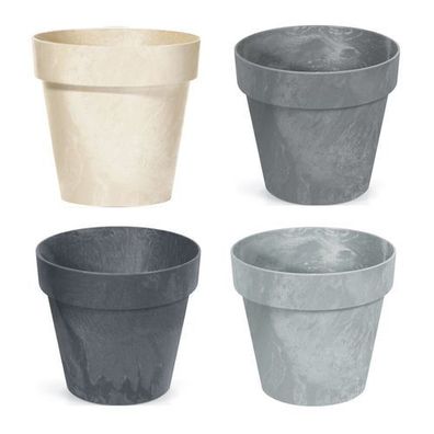 Effect Blumentopf für Innen- und Außenbereich Pflanzkübel UV-beständig 7L (Gr. 221mm)