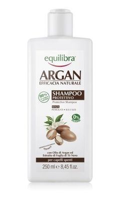 Equilibra Naturale Arganöl Shampoo, Schützender Alltagsbegleiter, 250 ml
