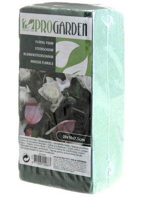 Blumensteckschaum eckig braun 20 x 10 7,5 cm zuschneidbar