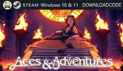 NEU PC Computer Spiel Aces & Adventures für Windows 10 11 STEAM Download Code