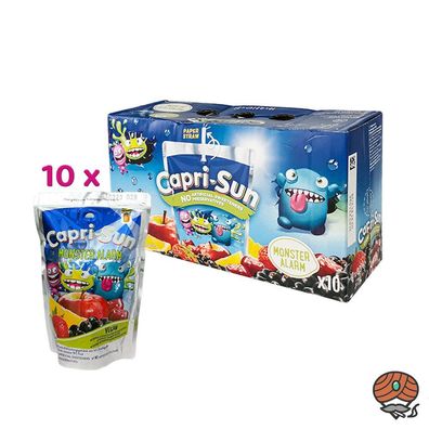 Capri-Sun Monster Alarm, Erfrischungsgetränk, 10x0,2 l