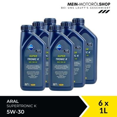 Aral SuperTronic K 5W-30 6x1 Liter