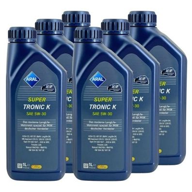 Aral SuperTronic K 5W-30 6x1 Liter