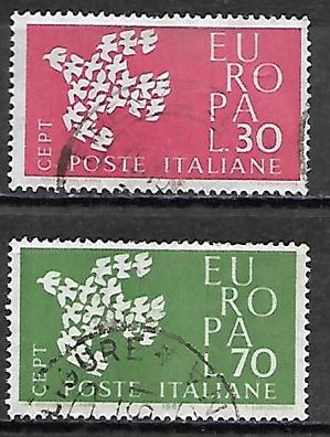 Italien gestempelt Michel-Nummer 1113-1114