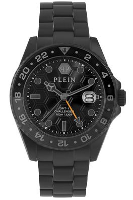 Philipp Plein Herrenuhr GMT-I Challenger Schwarz PWYBA0923