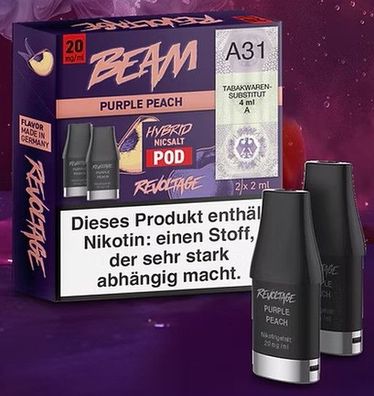 Revoltage Beam Pod Purple Peach 20mg ( 2 Pods )