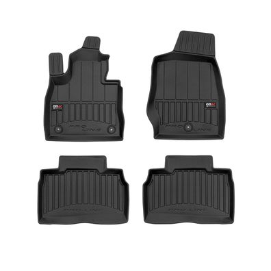 2020-2025 Ford Explorer U6 Fußmatten TPE Schwarz 4 tlg