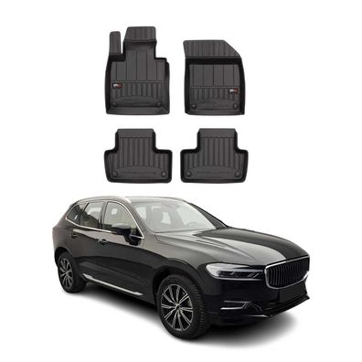 2017-2024 Volvo XC60 Fußmatten TPE Schwarz 4 tlg