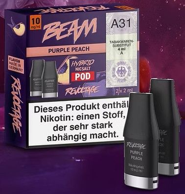 Revoltage Beam Pod Purple Peach 10mg ( 2 Pods )