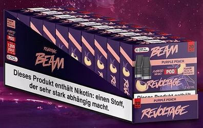 10x Revoltage Beam Pod Purple Peach 20mg ( 2 Pods )