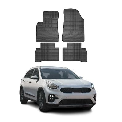 2016-2021 Kia Niro Fußmatten Gummi Schwarz 4 tlg