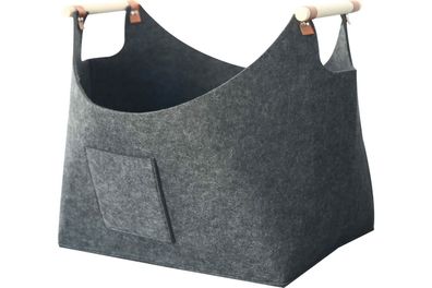 JW Filztasche "Don" 45x35x27 cm Filz-Tasche mit Holzgriff 2679