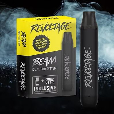 Revoltage Beam Pod Gerät inklusive befüllbarem Pod und USB-C Ladekabel