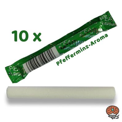 10 x Spearwind MINT Pfefferminz-Aroma für Zigaretten & Tabak - Aroma-Sticks