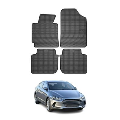 2010-2016 Hyundai Elantra Fußmatten Gummi Schwarz 4 tlg