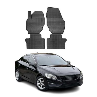 2010-2018 Volvo S60 Fußmatten Gummi Schwarz 4 tlg