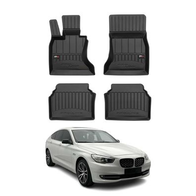 2009-2017 BMW 5er Gran Turismo F07 Fußmatten TPE Schwarz 4 tlg