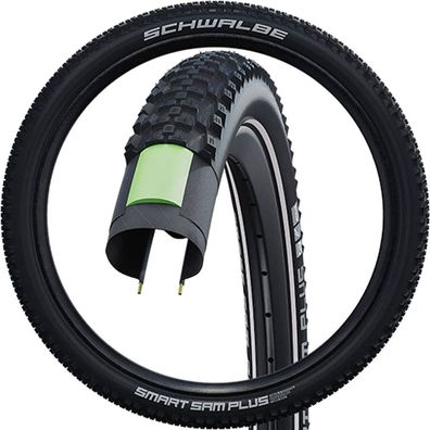 Schwalbe 57-584 Smart Sam PLUS Performance DD GreenGuard E-50 27,5x2,25Zoll