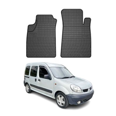 1998-2008 Renault Kangoo Fußmatten Gummi Schwarz 2 tlg