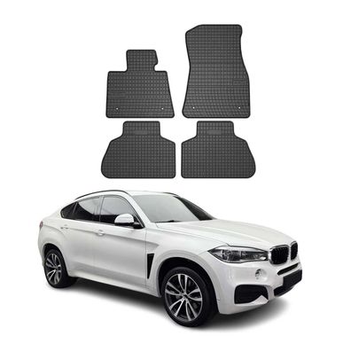 2014-2019 BMW X6 F16 Fußmatten TPE Schwarz 4 tlg