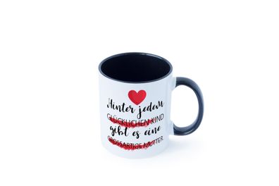 Glückliches Kind | Großartige Mutter | Mutterliebe Tasse - Geschenk
