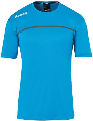 Kempa Sportshirts Emotion 2.0 Poly Shirt 2003184 Kempablau/Anthra-S