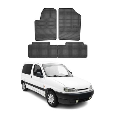1996-2009 Peugeot Partner Fußmatten TPE Schwarz 4 tlg
