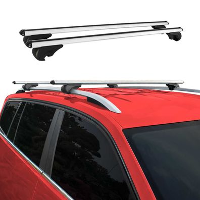 Dachträger für Toyota Hilux 2010-2015 Gepäckträger Grundträger Aluminium Grau 2x