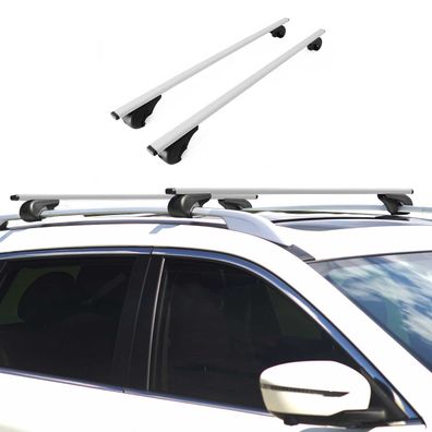 Dachträger Gepäckträger für Skoda Roomster 2007-2015 Grundträger Metall Grau 2x