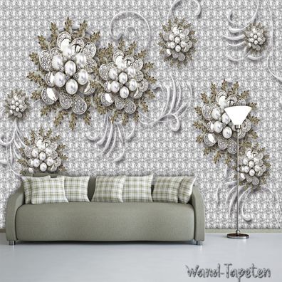 Vlies Fototapete Wandtapete Wandbilder Moderne Schmuck Blumentapete 1798