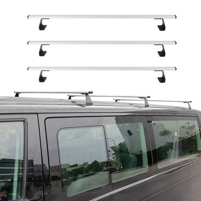 Dachträger Gepäckträger Relingträger für Fiat Doblo 2010-2021 Silber Stahl 3 tlg