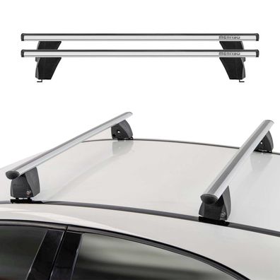 Menabo Dachträger Querträger für BMW 3er E90 E91 E92 2004-2013 ABE Alu Grau