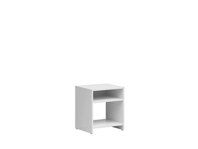 Nachtkommode Neno | Nachttisch Nachtschrank | 35,5 x 40 x 45,5 cm, Weiß