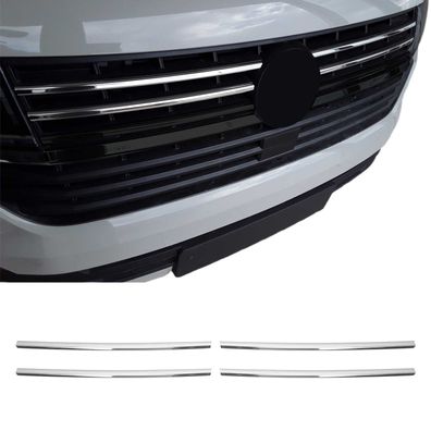 Kühlergrill Leisten für VW T6.1 Transporter 2019-2024 Highline Chrom 4x