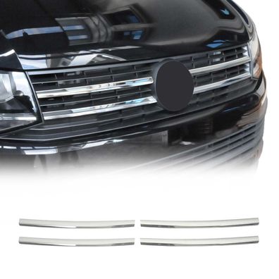 Kühlergrill Leisten Grillleisten für VW T6.1 Transporter 2019-2024 Chrom 4x
