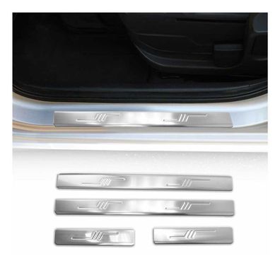 Einstiegsleisten Türrahmen für Toyota Auris 2006-2025 Chrom Edelstahl 4 tlg