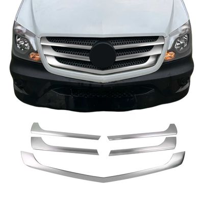 Kühlergrill Grillleisten für Mercedes Sprinter W906 2013-2018 Gebürstet Chrom 5x