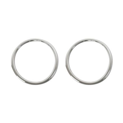 Schalterrahmen Blende für Smart ForTwo 451 2009-2014 Edelstahl Chrom 2tlg