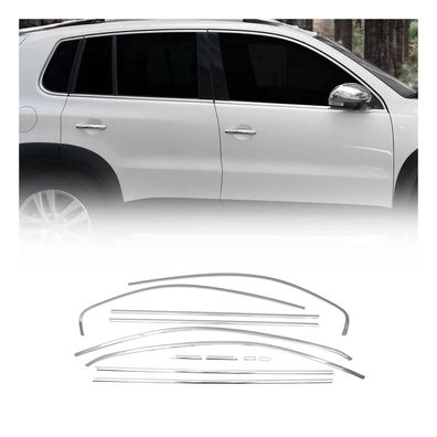 Fensterleisten Zierleisten für VW Tiguan 2016-2025 Edelstahl Chrom 10tlg