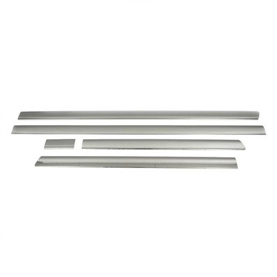 Seitentürleiste Türschutzleiste für VW Multivan T5 2003-2015 Kurzer L1 Chrom 4x