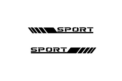 Auto Außenspiegel Aufkleber, 2x Streifen vinyl Sticker Tuning Styling Sport Racing