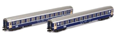 Kato Lemke K23009 2-tlg. Set SBB RIC Liegewagen Eurofima, Spur N