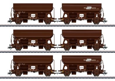 Maerklin 46308 Schwenkdachwagen-Set RailCargoAustria 6t Spur H0